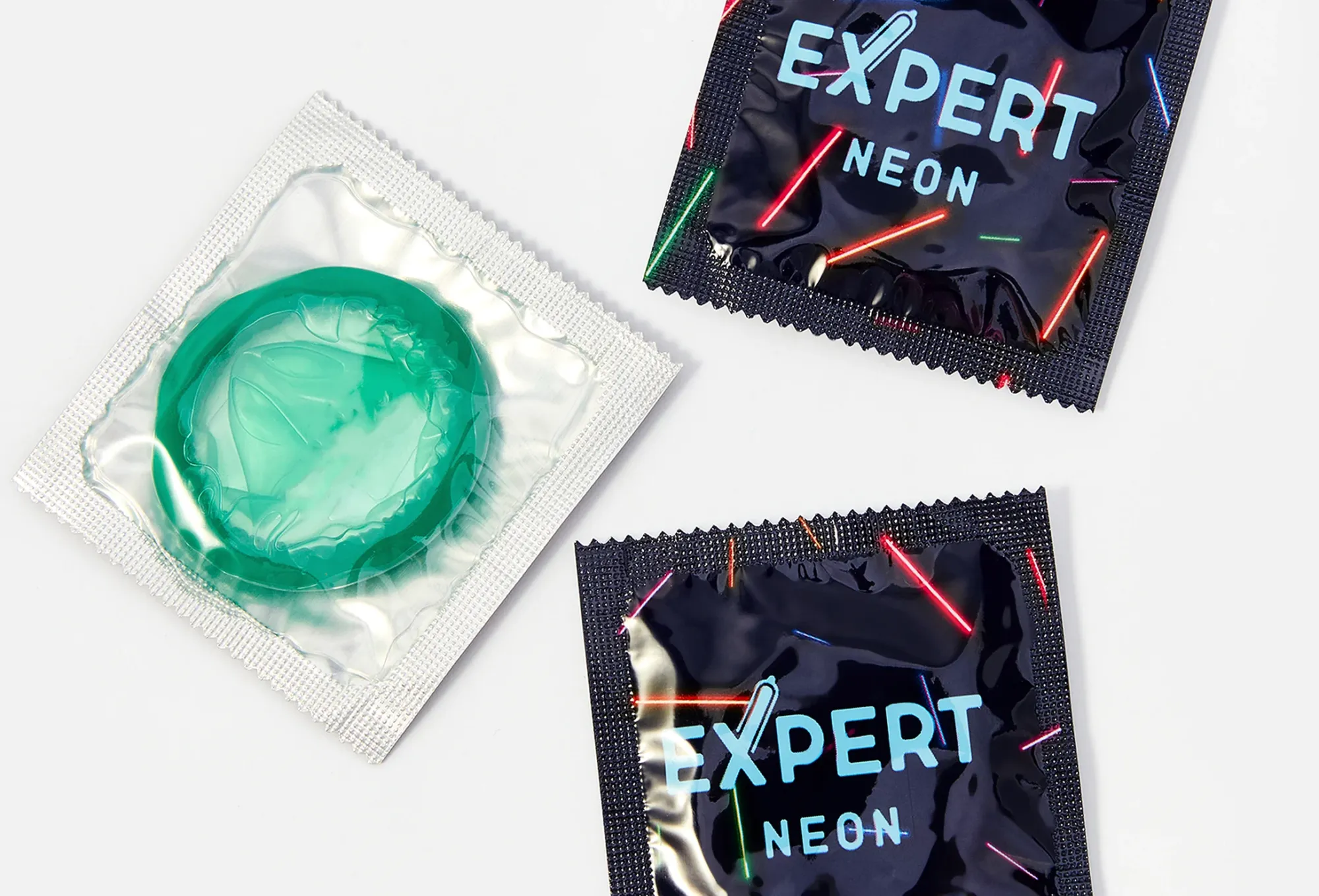 презервативы expert neon, светящиеся, 3шт в 