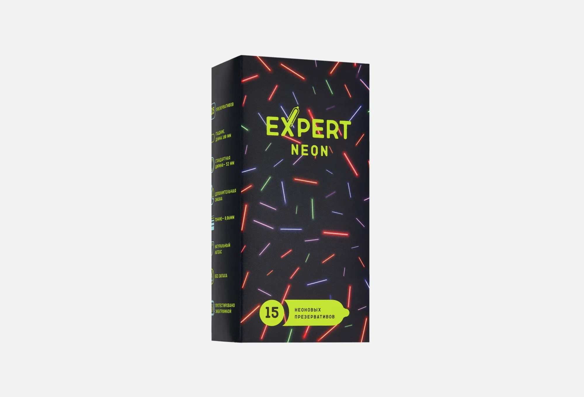 презервативы expert "neon" 15 шт в 