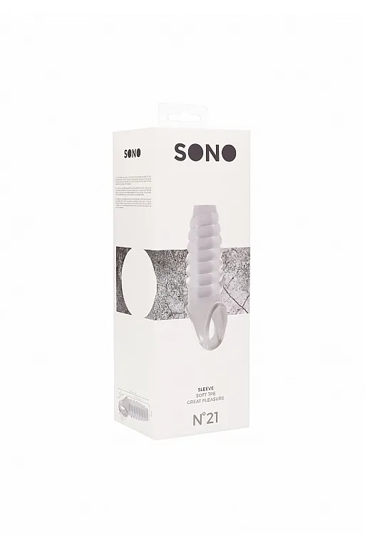 увеличивающая насадка на пенис открытого типа no. 21 dong extension в 