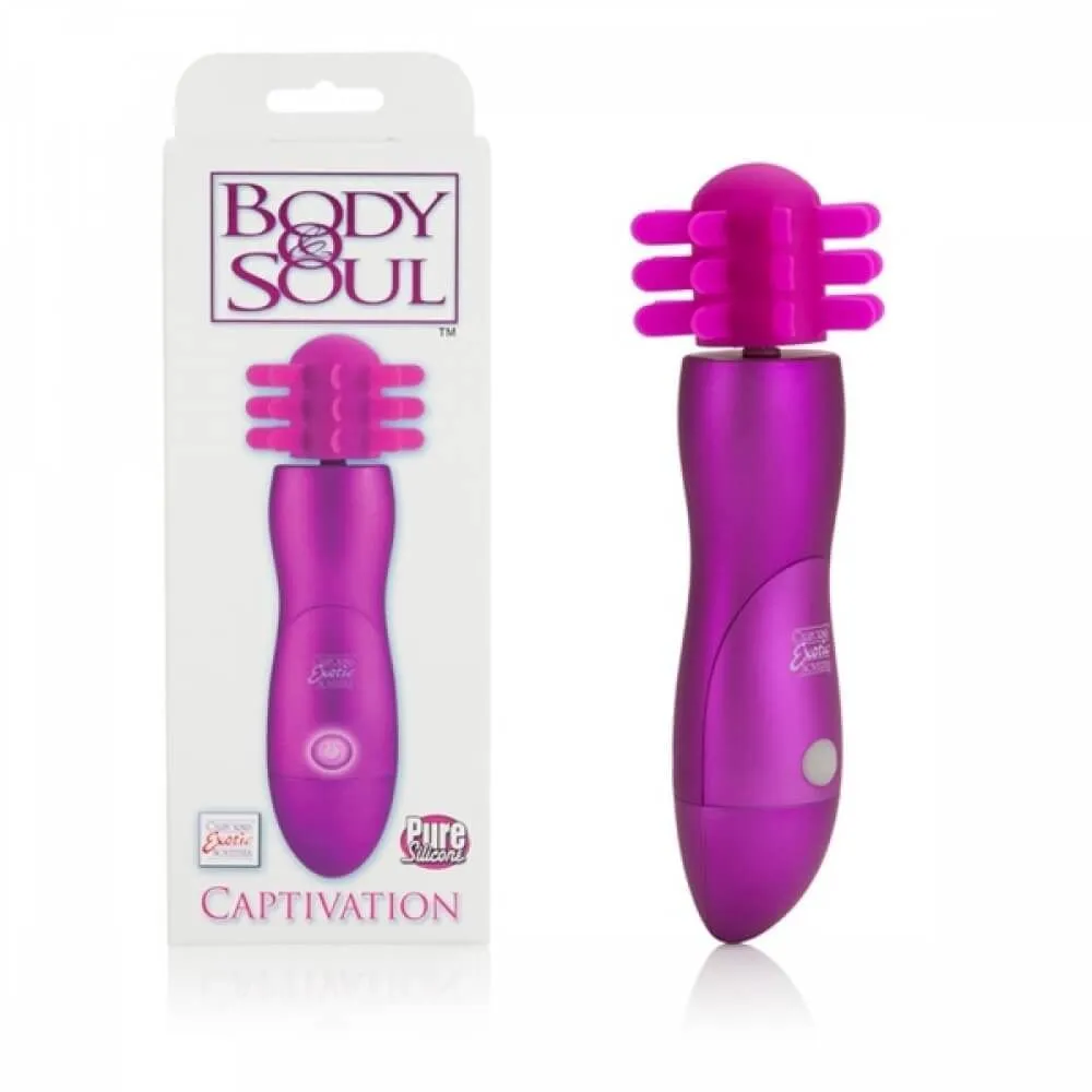 вибратор california exotic novelties body & soul captivation, розовый в 