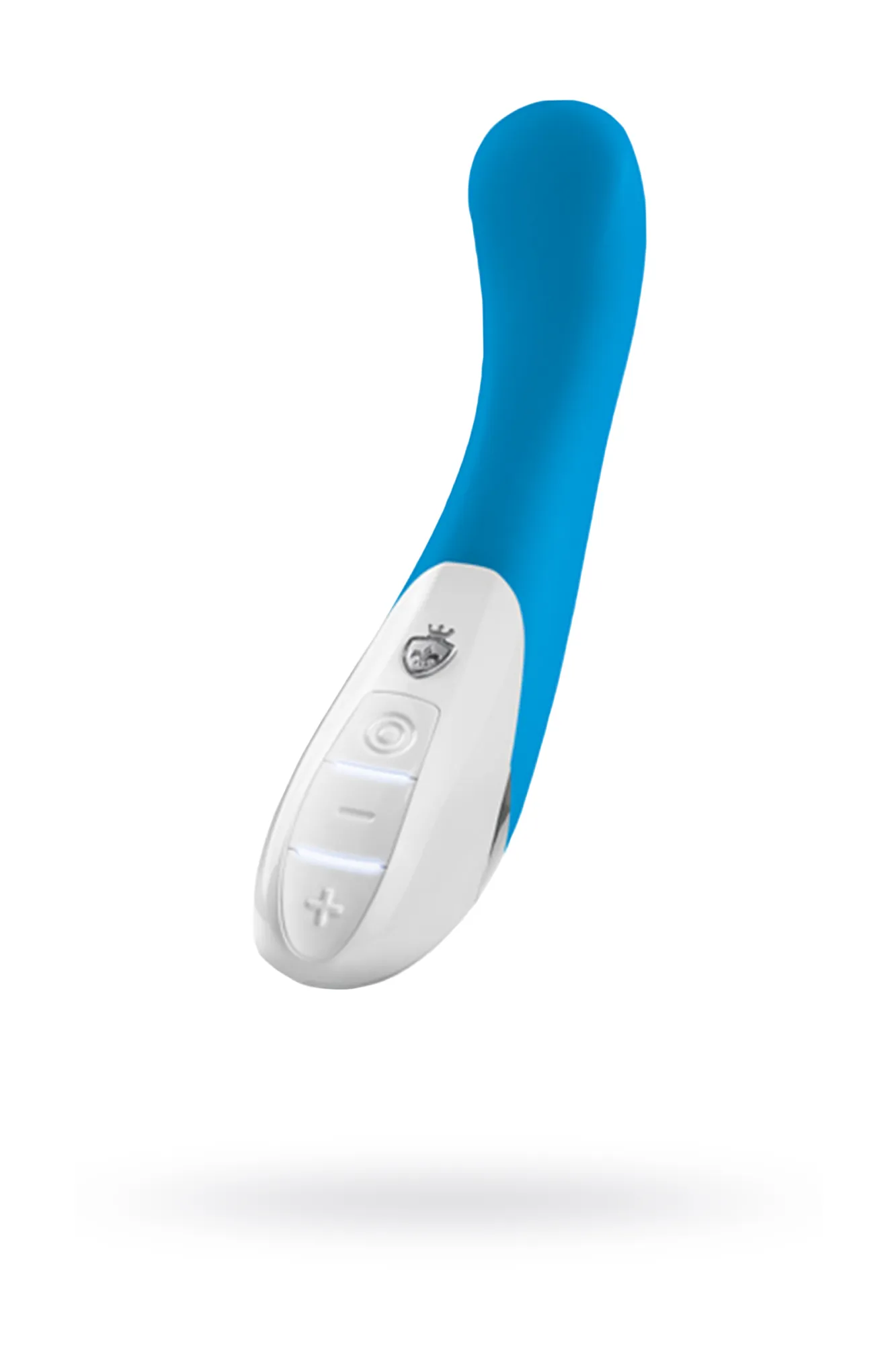 вибратор mystim al punto силиконовый, синий, 25 см в 