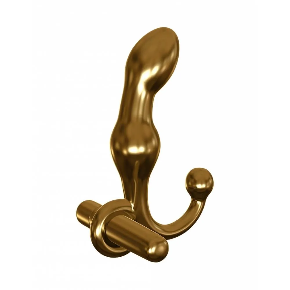 Стимулятор Pipedream Icicles Gold Edition G08, с вибрацией, золото