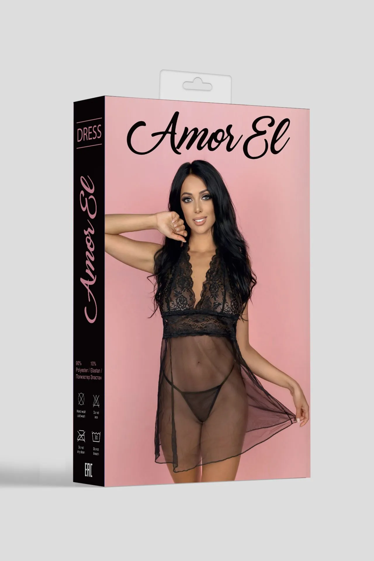 Эротическое эротическое платье castalia l/xl черное в 