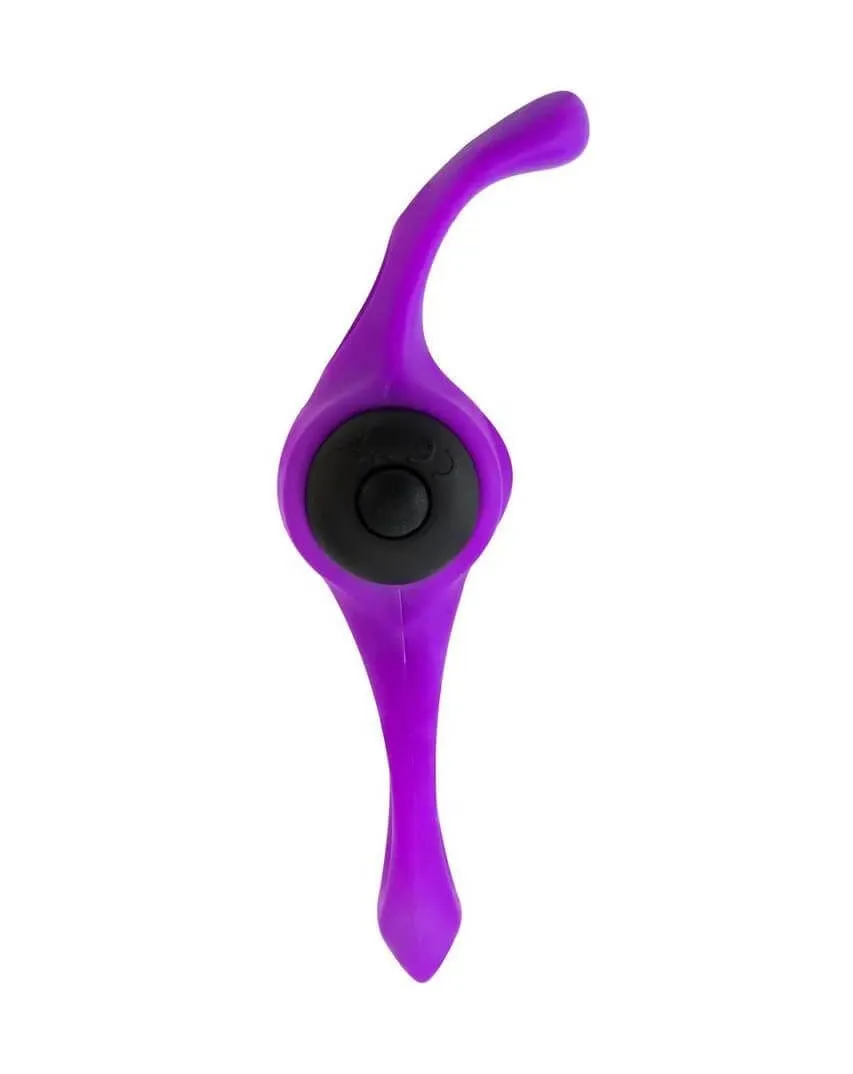виброкольцо adrien lastic lingus max fun 3, фиолетовое в 