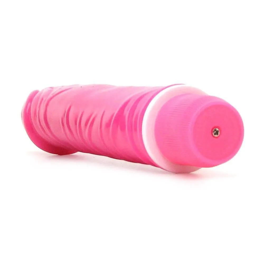 вибратор pipedream neon gems, розовый в 