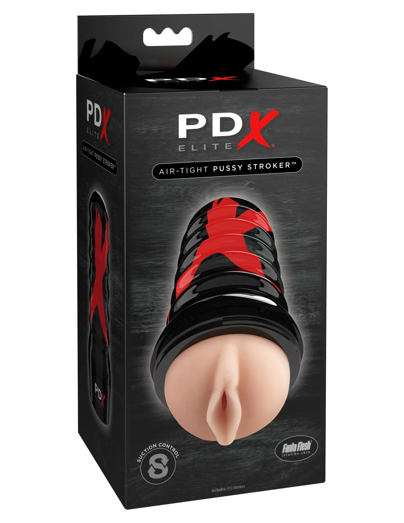 мастурбатор в колбе air-tight pussy strocker rd503pd в 