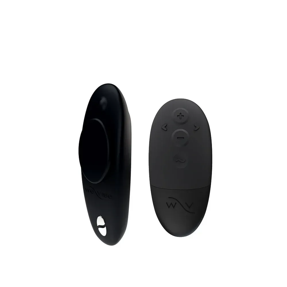 вибратор в трусики we-vibe moxie+, черный в 