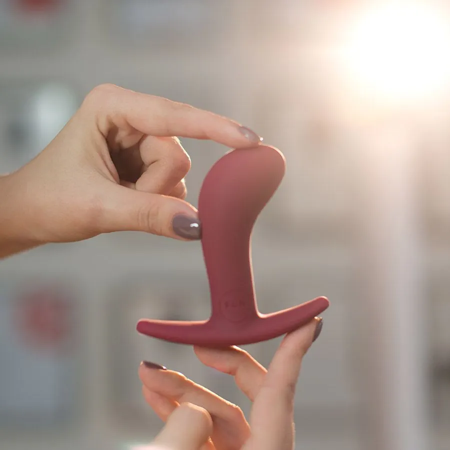 анальный стимулятор fun factory bootie medium, бордовый в 