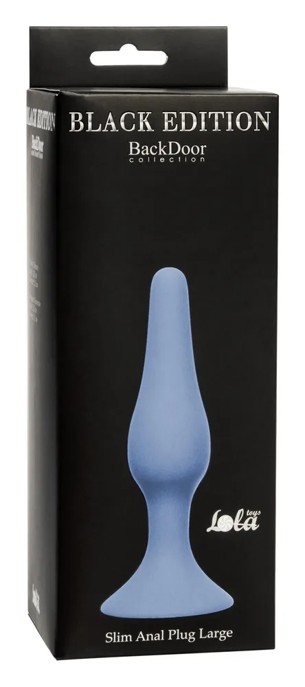 Анальная пробка Slim Anal Plug Large Blue 4205-02Lola