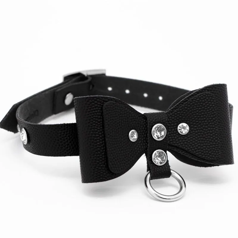 чокер бабочка pinkrabbit, чёрный в 