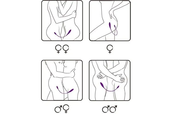 вибратор двусторонний adrien lastic 2 с пультом, фиолетовый в 