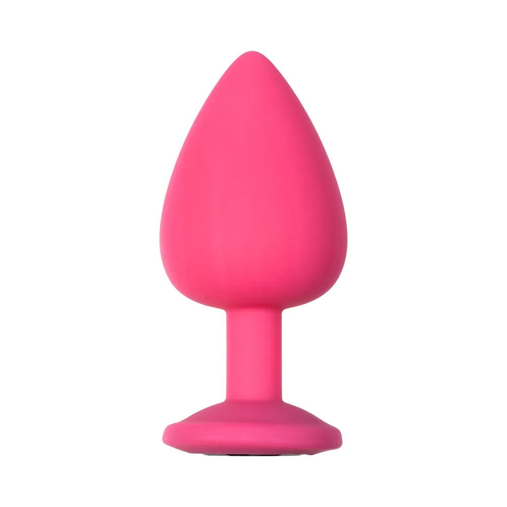 анальная пробка emotions cutie large pink black crystal 4013-01lola в 