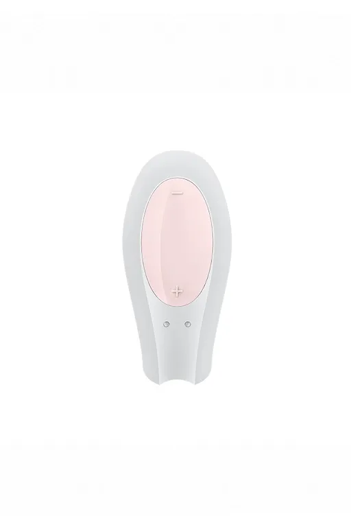 парный вибратор satisfyer double joy с возможностью управления через приложение (белый) в 