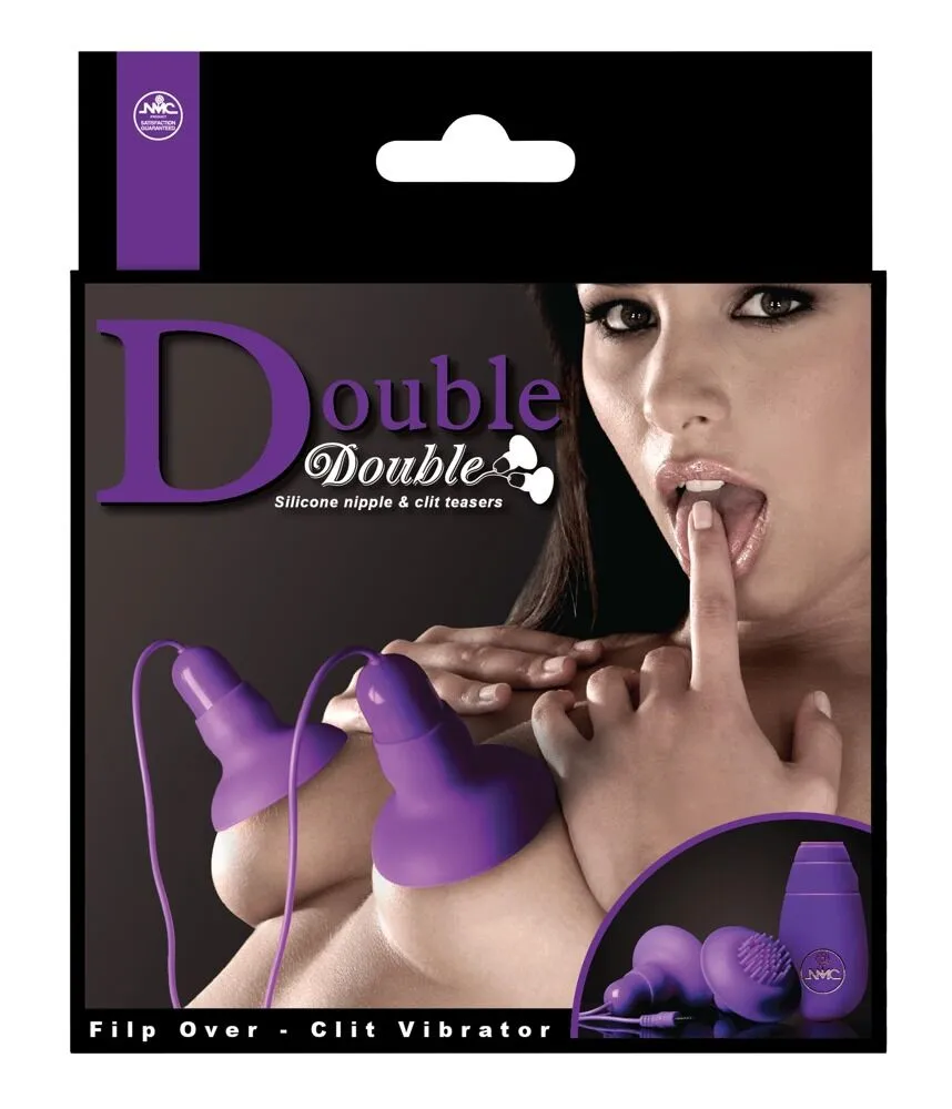 вибратор для сосков и клитора double double 587303on в 