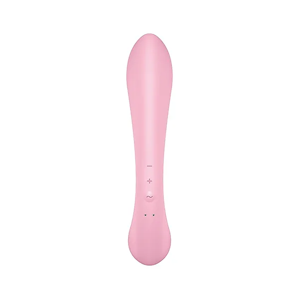 нереалистичный вибромассажер satisfyer triple oh, розовый в 