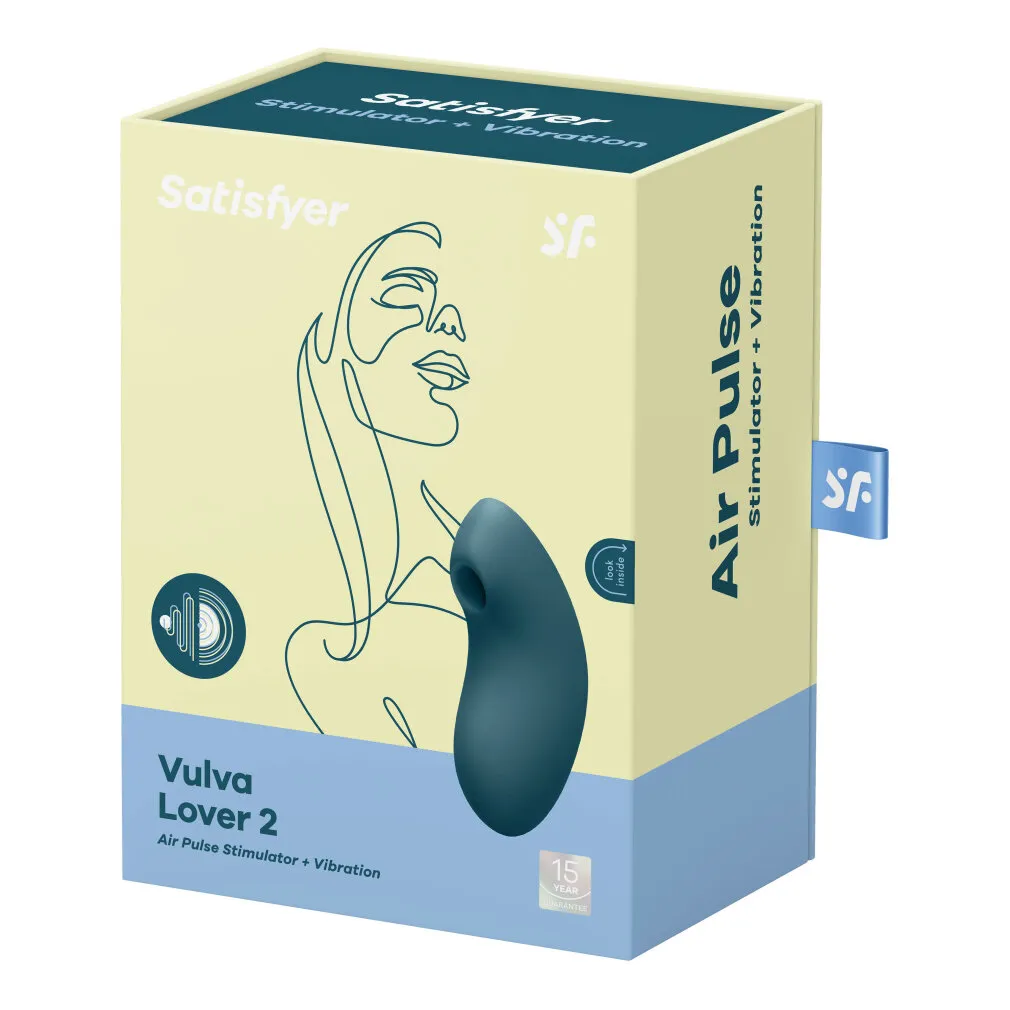 вакуумный массажер satisfyer vulva lover 2 blue 018621sa в 