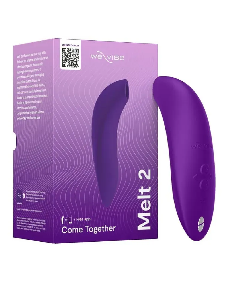 бесконтактный клиторальный стимулятор we-vibe melt 2 фиолетовый в 