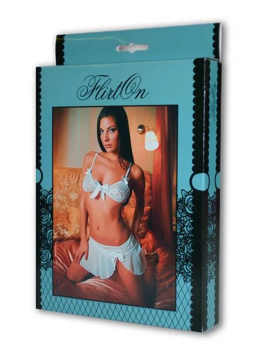 Эротическое комплект marlen flirton, белый (46-48) в 