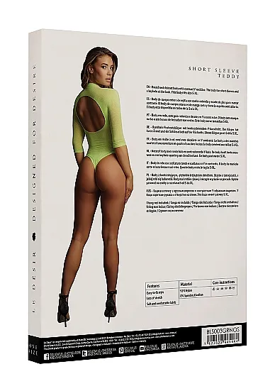 Эротическое боди с рукавами 3/4 - o/s в 