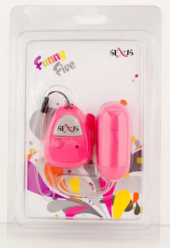 виброяйцо sexus funny five на ду, фиолетовое в 