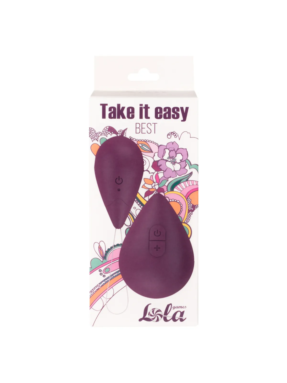 виброяйцо с пультом управления take it easy best purple 9021-03lola в 