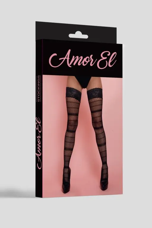 Эротическое ажурные чулки orse s/l в 