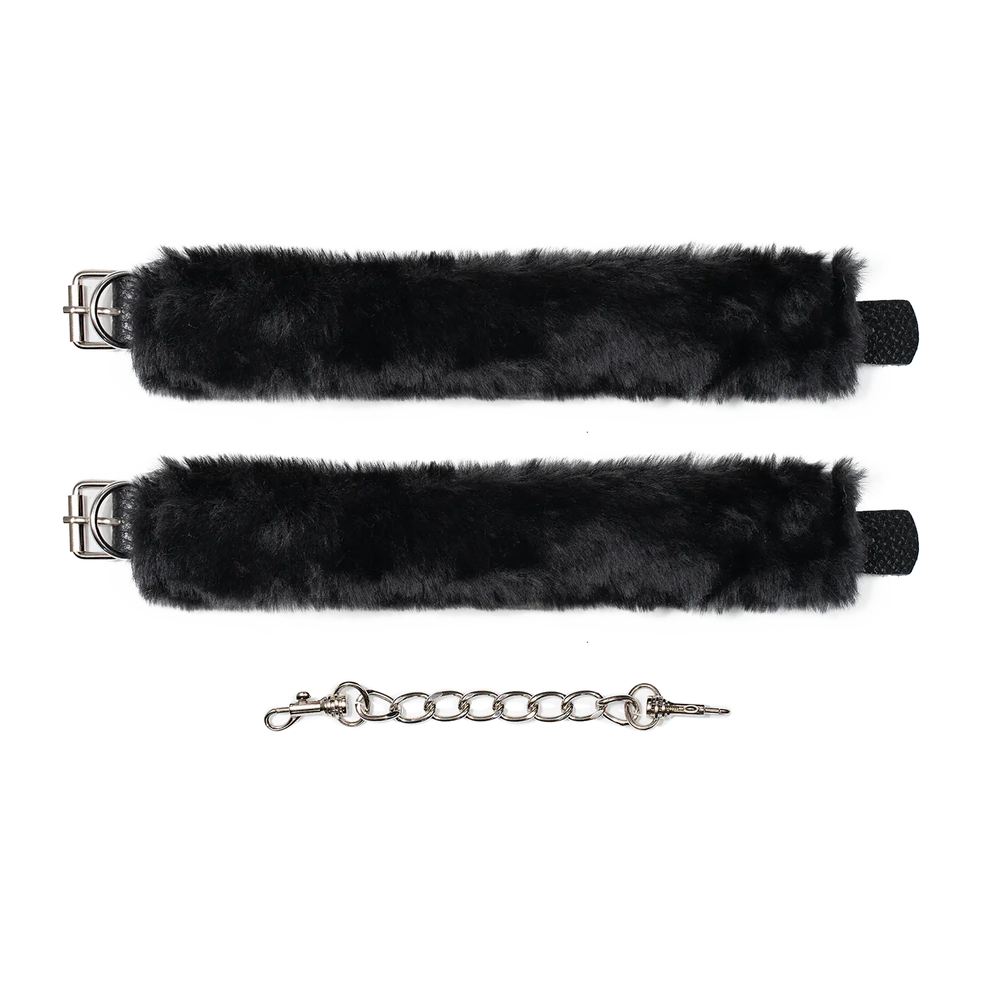 наручники кнут и пряник кожа, черные в 