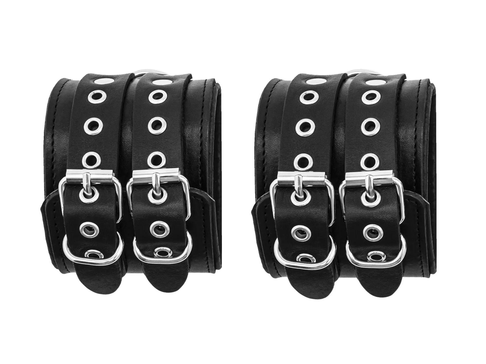 наручи декоративные широкие pinkrabbit с подкладкой, черные в 