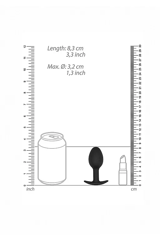 анальная пробка n0. 89 - self penetrating butt plug в 