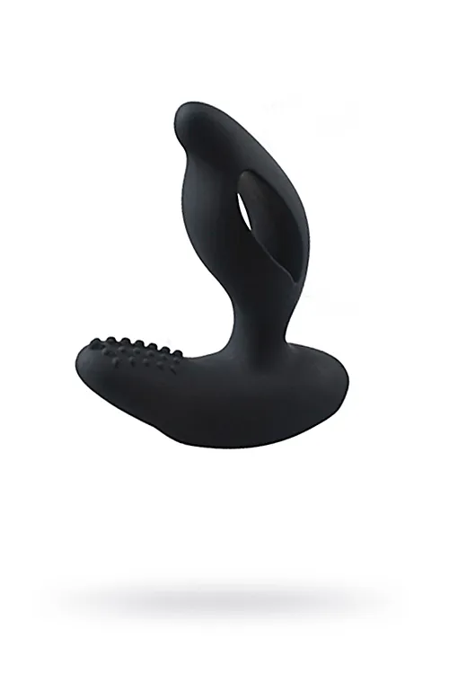 стимулятор простаты levett titus, силикон, черный, 13 см в 