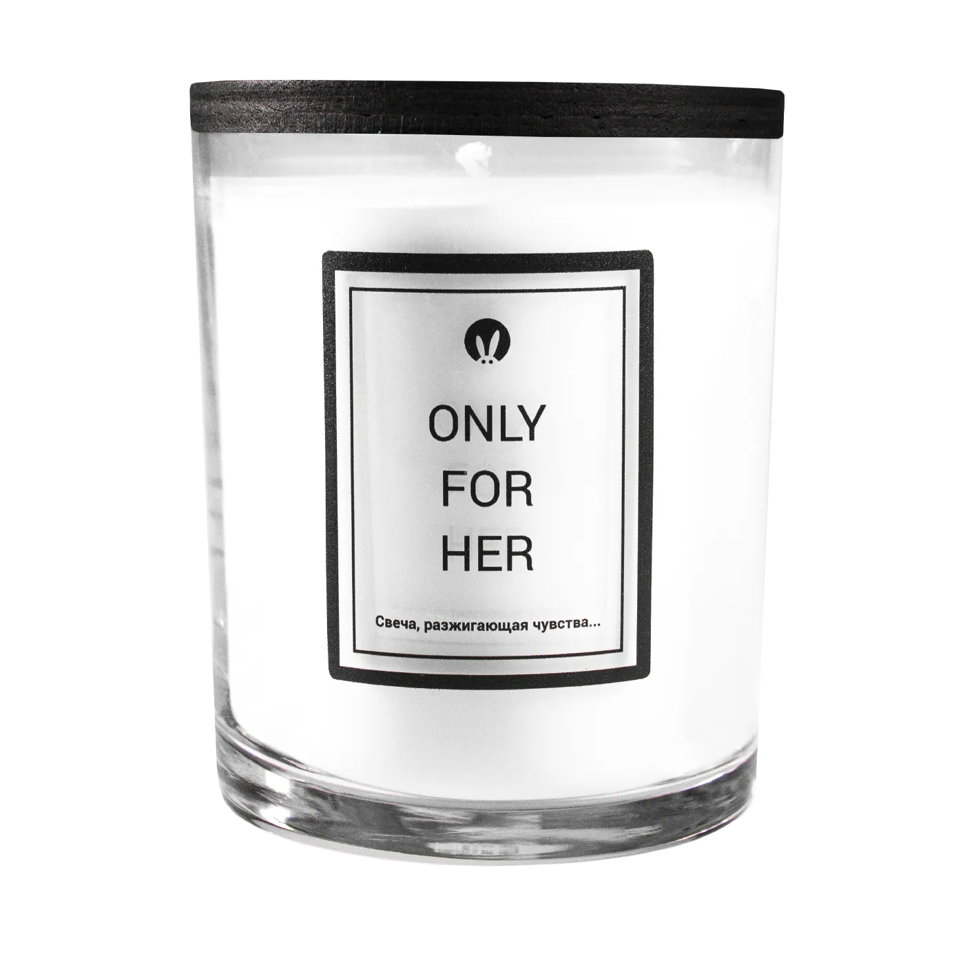 свеча pink rabbit в стакане only for her в 