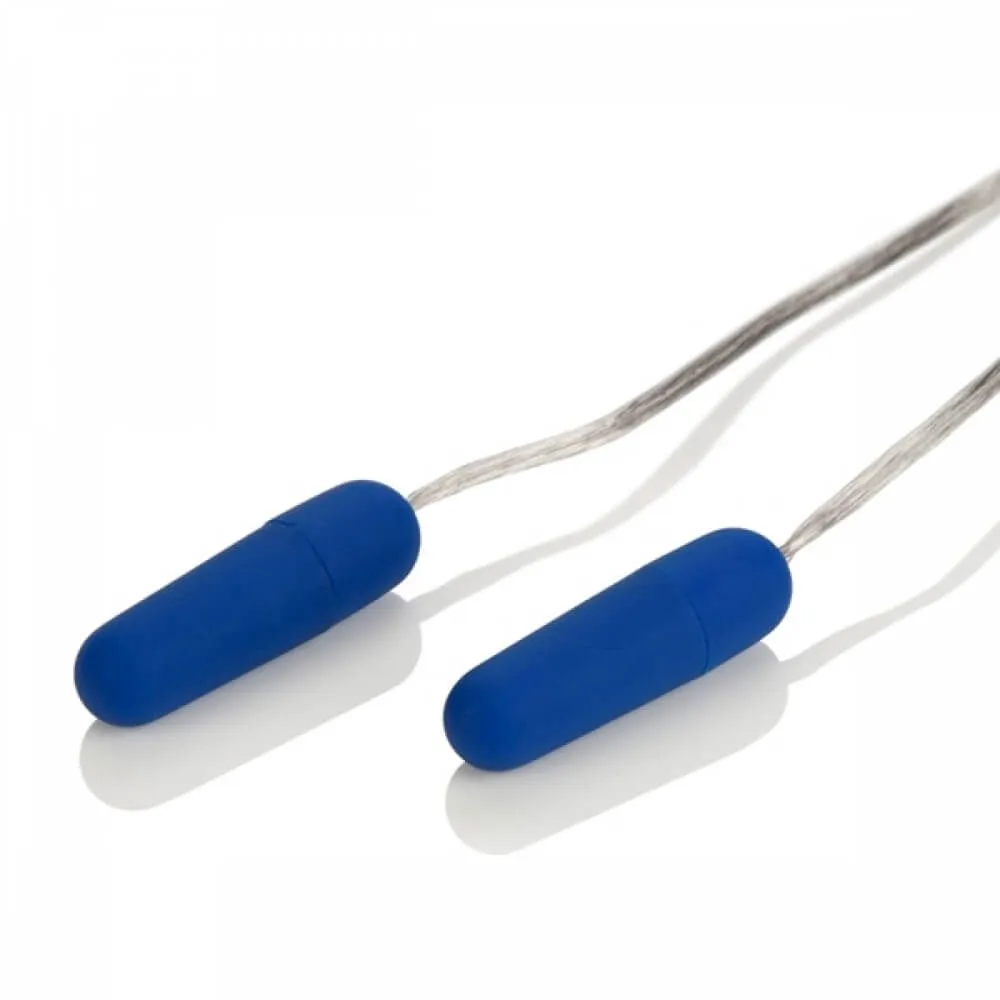 вибропули california exotic novelties body & soul duplicity, синие в 