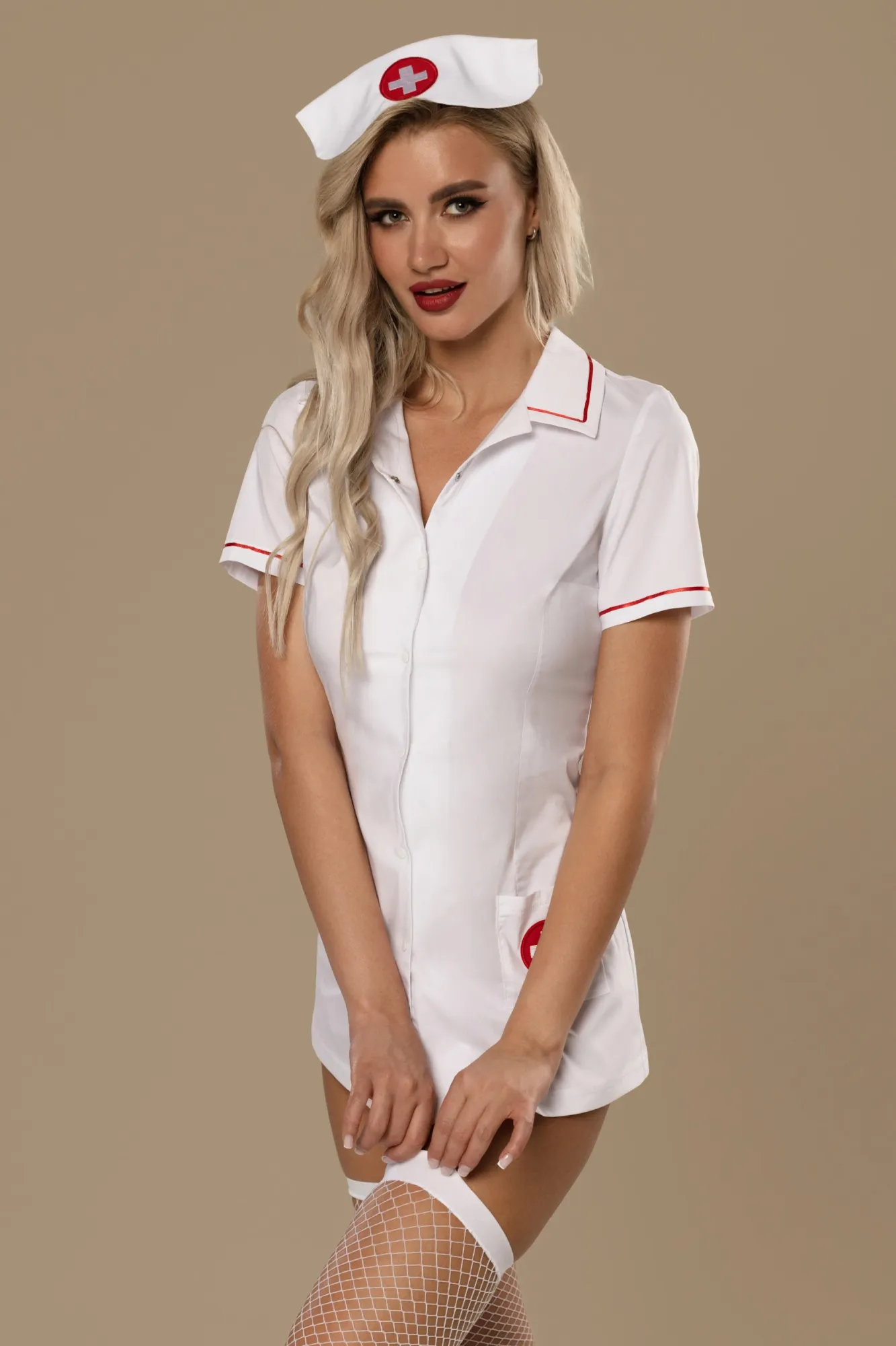 Эротическое игровой костюм медсестра алисия в 