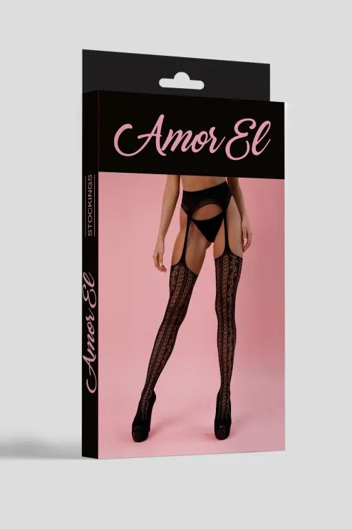 Эротическое чулки с поясом paula (s/l) в 