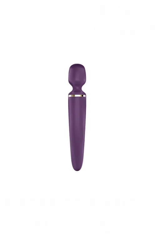 универсальный вибромассажер satisfyer wand-er woman (purple/gold) в 