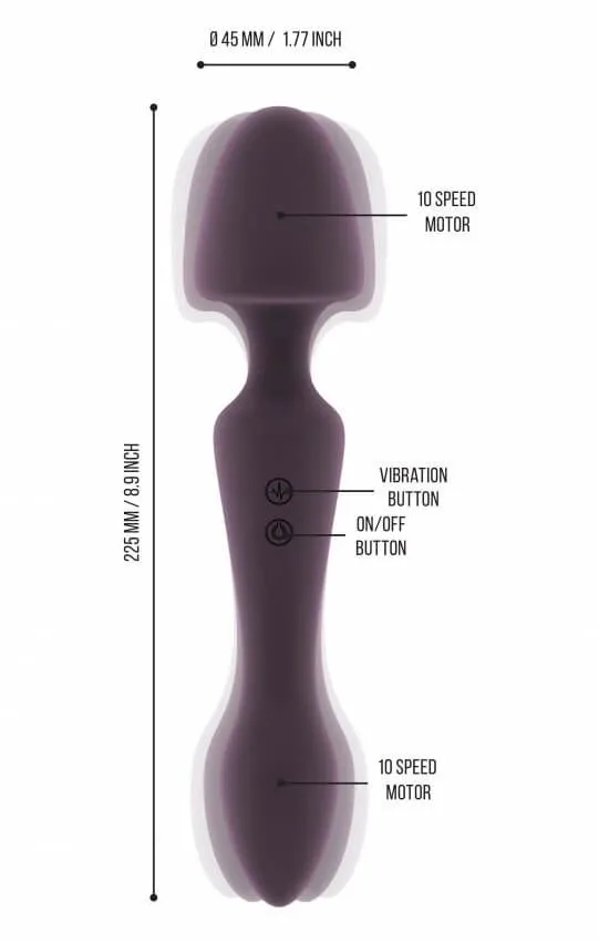 вибромассажер sasha, фиолетовый в 