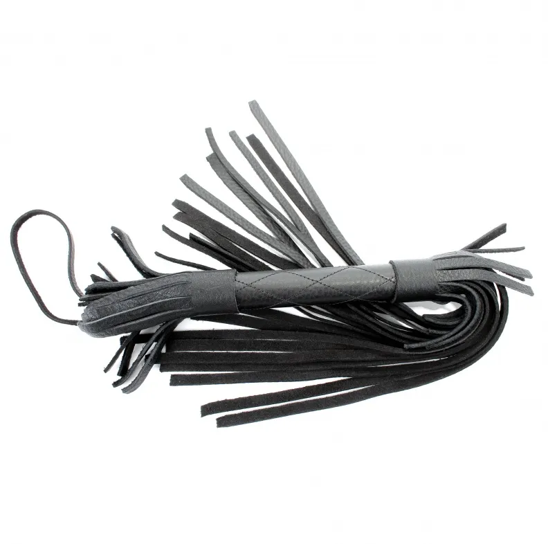 плетка черная из натуральной кожи 54001ars в 