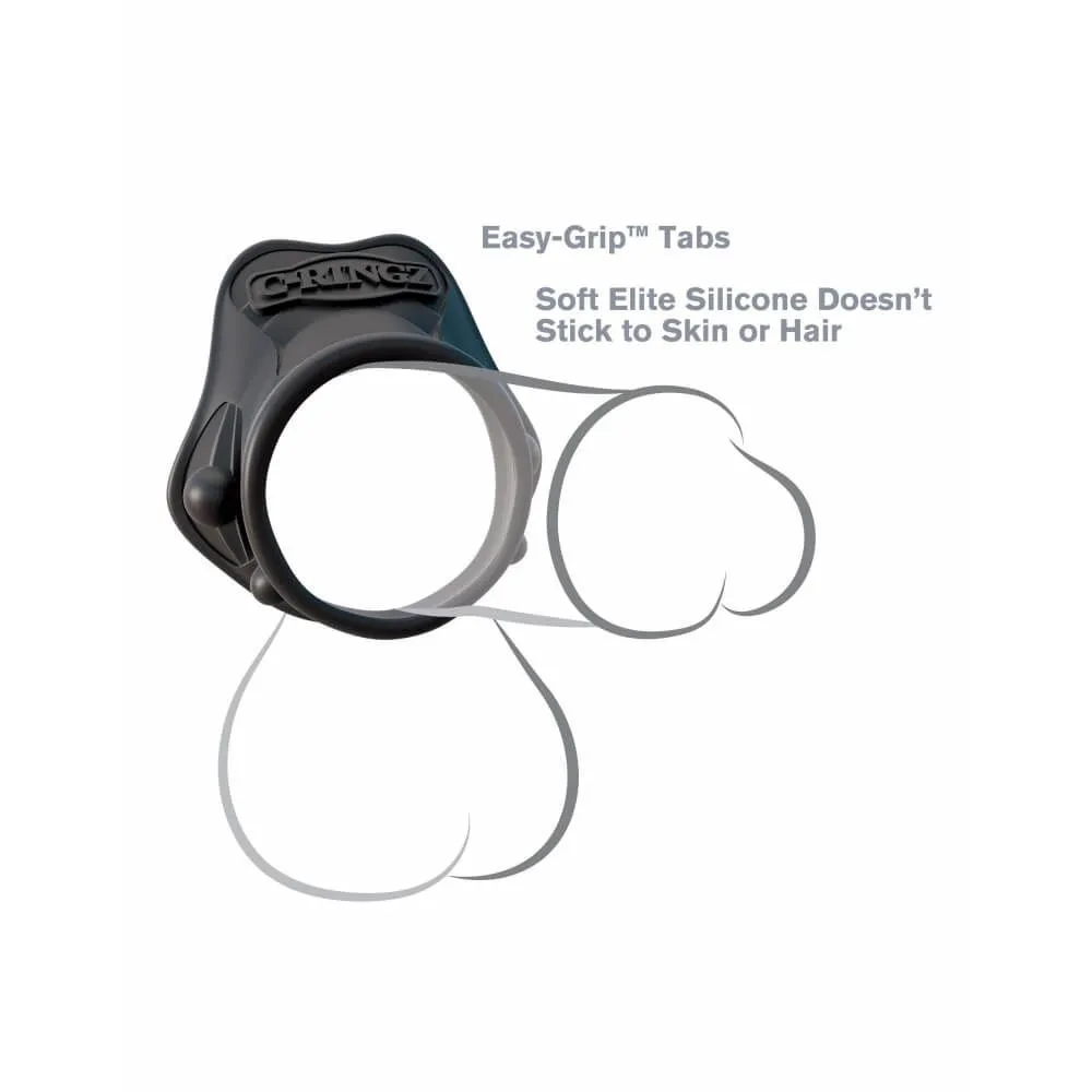 кольцо на член pipedream rock hard ring, черное в 