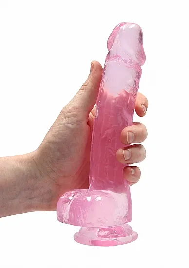 фаллоимитатор 20 см. realistic dildo with balls в 
