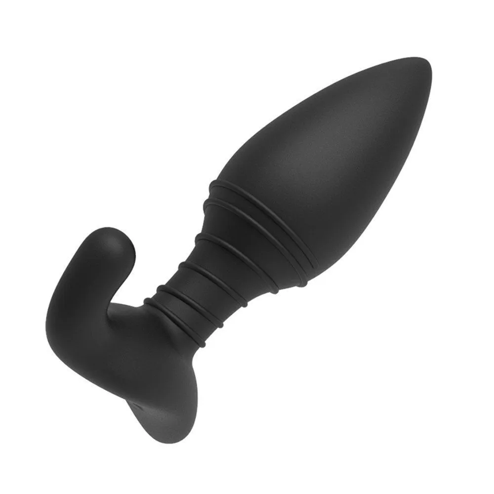 анальная пробка с приложением lovense hush размер s, чёрная в 