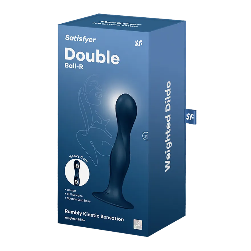 анальная пробка satisfyer double ball-r dark blue 048673sa в 
