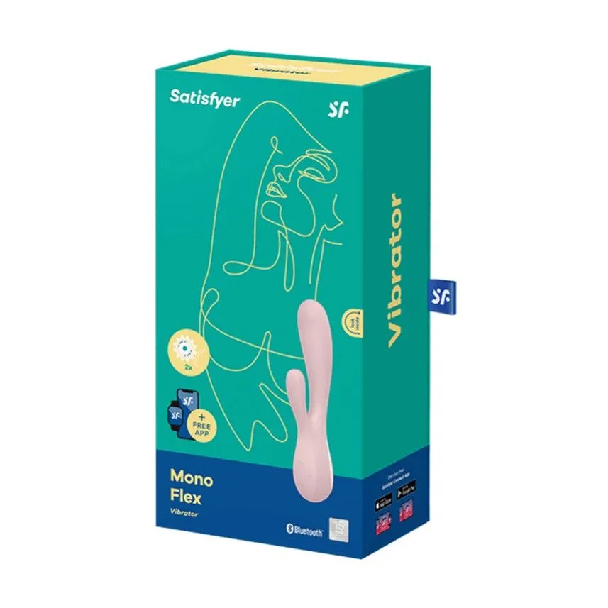 вибростимулятор satisfyer mono flex, розовый в 