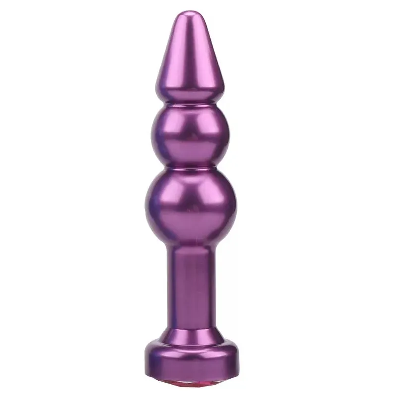 пробка металл фигурная елочка фиолетовая с голубым стразом 11,2х2,9см 47433-1mm в 