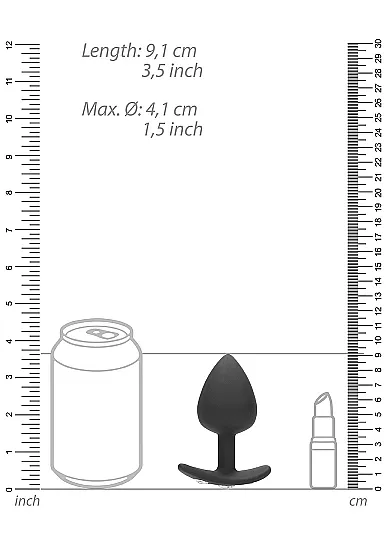 анальная пробка для ношения с кристаллом  diamond butt plug with handle в 