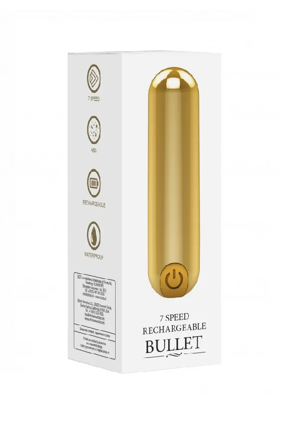 перезаряжаемая вибропуля bgt - 7 speed rechargeable bullet в 