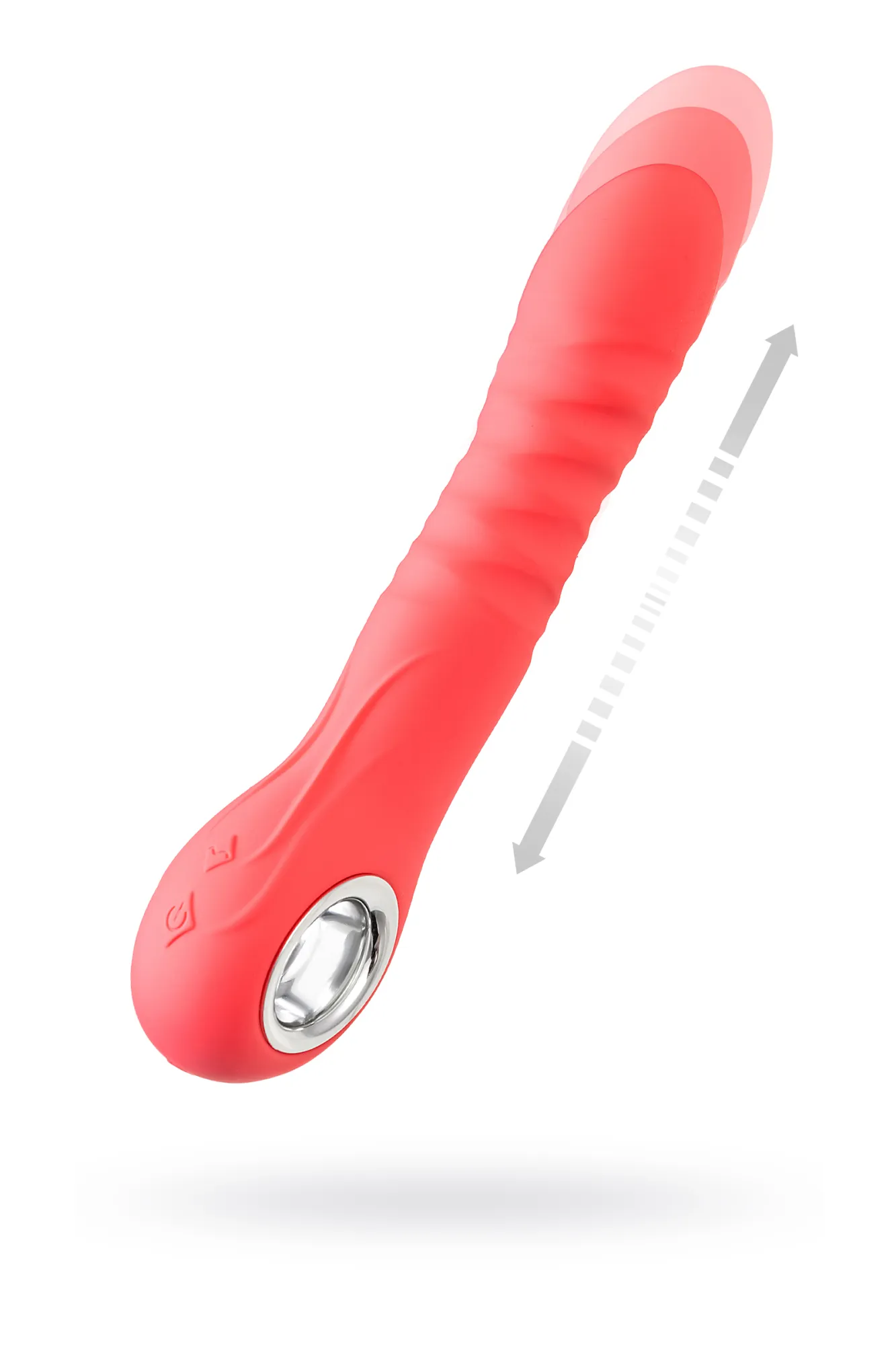 Стимулятор с функцией UP&DOWN Flovetta Flox, силикон, коралловый, 21,5 см