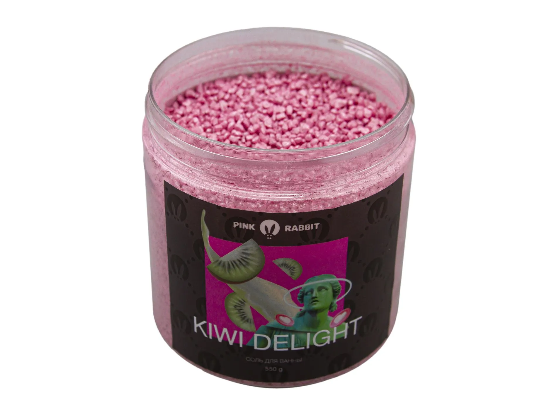 соль для ванны pinkrabbit kiwi delight, 550 г в 