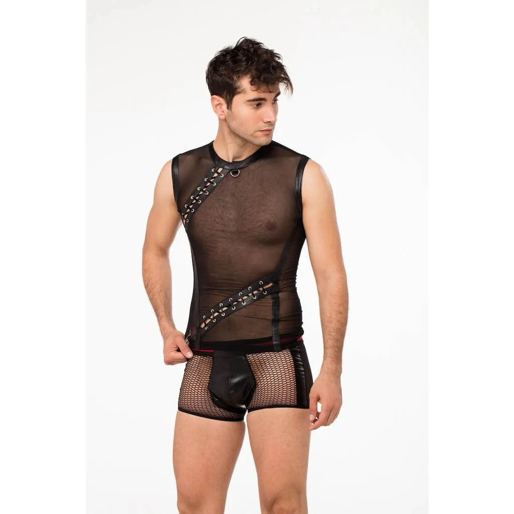 Футболка Lapin Rose с элементом шнуровки, размер S