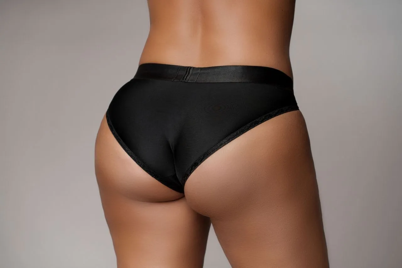 трусики для страпона с вибропулей - xl/xxl в 