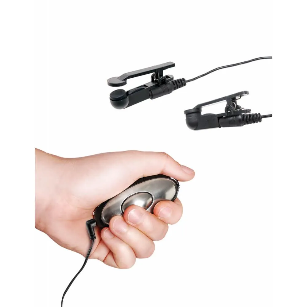 Зажимы на соски Pipedream Shock Therapy Nipple Clamps, с электростимуляцией